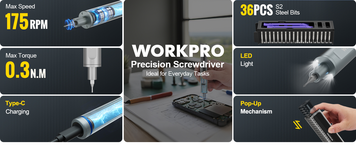 Electric Precision Screwdriver Set