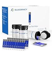 Glucoracy Blood Glucose Test Strip Kit with 150 Blood Sugar Test Strips G-425-2 / G-425, Diabetic...