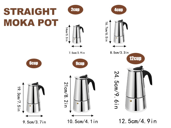 moka pot stainless steel