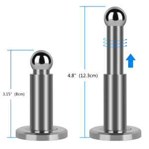 Adjustable Height Magnetic Door Stop