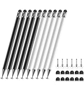 Bopomofo Stylus (10 Pcs), 2-in-1 Stylus Pen for Touchscreen, High Precision and Sensitivity, Suit...