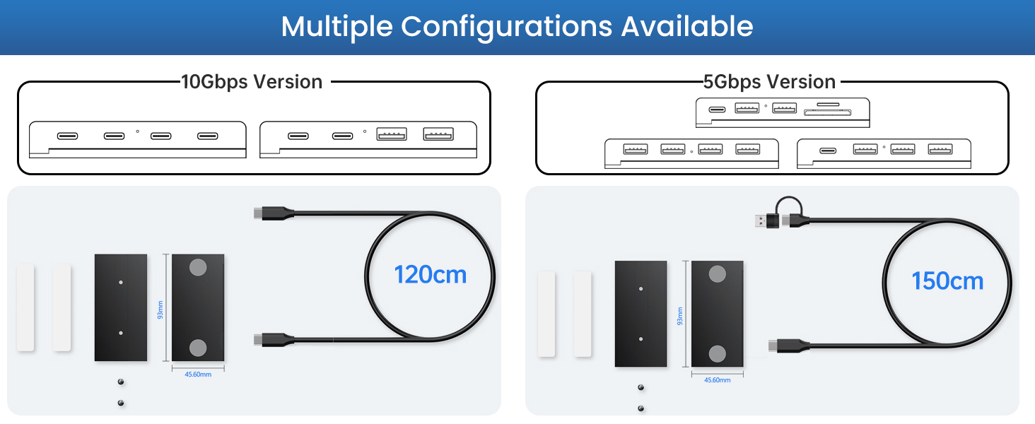 Multiple Magnetic USB Hub