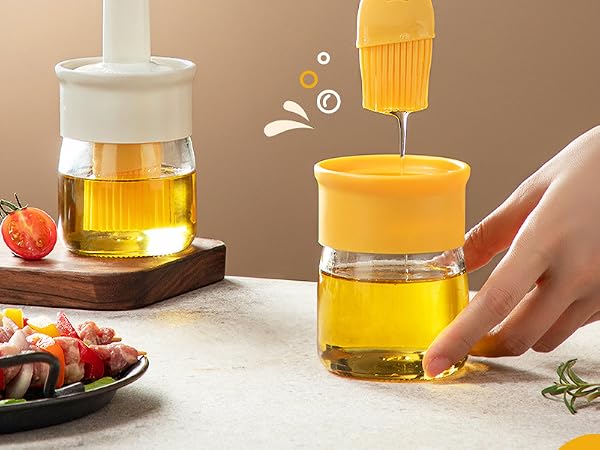 transparent glass bottle