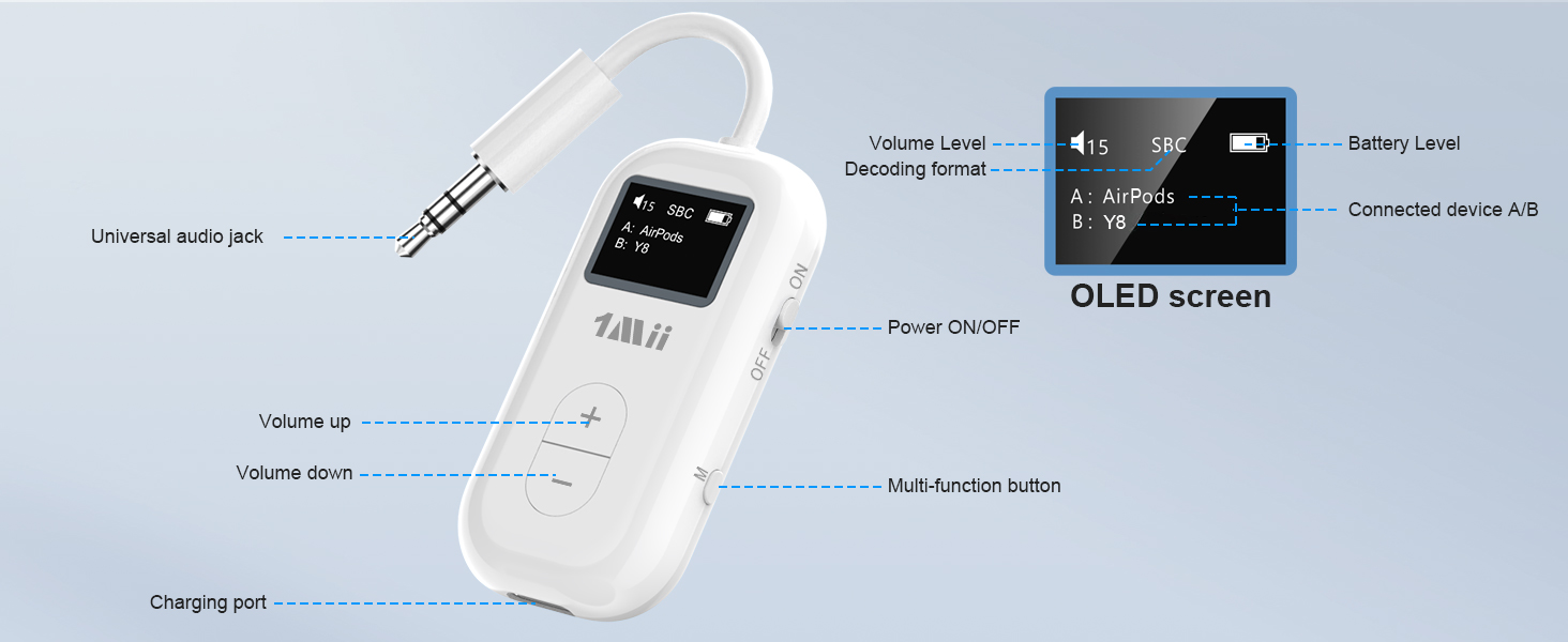 SafeFly Dual Bluetooth Transmitter for airplane