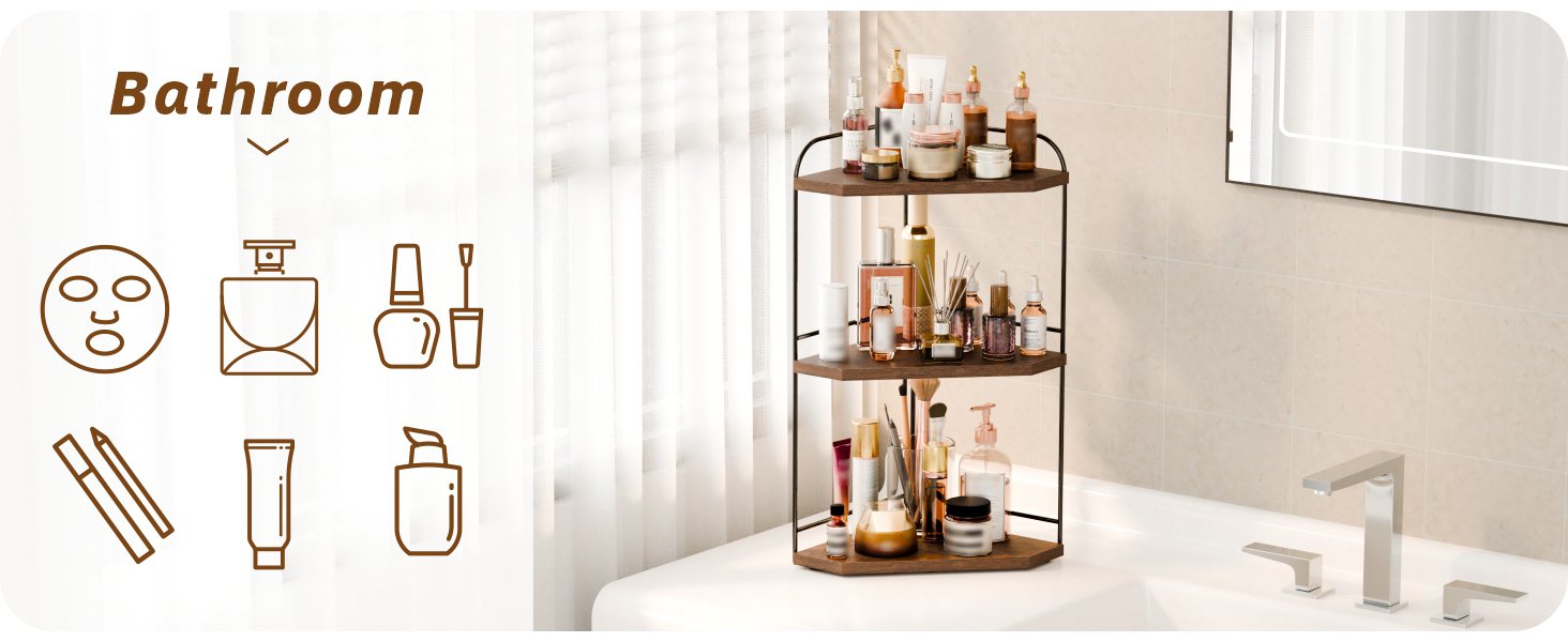 bathroom countertop organizer