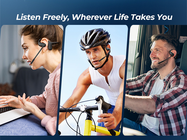 open ear headphones noise cancelling headphones open ear headphones with mic