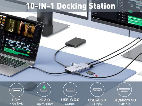 docking station dual monitor