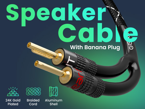 Speaker Cable with Banana Plug
