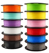12 spools packed 1.75mm normal pla filament bundle 3d printing material