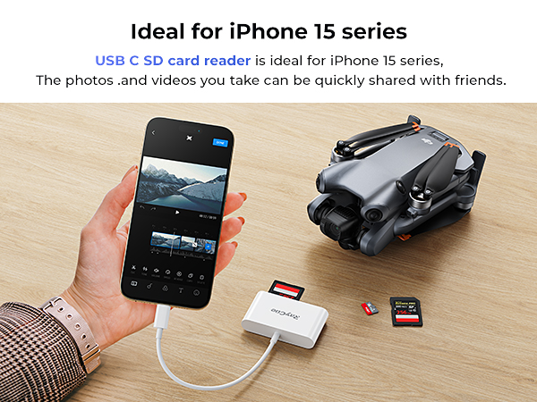 USB-C SD dard Reader