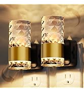 L LOHAS LED Night Light, Modern Night Lights Plug into Wall, 2 Pack 3000K Soft Warm 0-100LM Adjus...