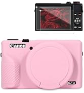 Frevyve Case for Canon G7X Mark III Camera, Soft Silicone Protective Case, Powershot G7X Mark III...
