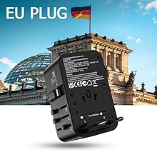 us to europe travel plug adapter