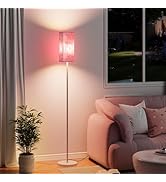 GOEBLESON Floor Lamp, Pole Lamp with Foot Switch, Modern Standing Lamp, Minimalist Freestanding L...
