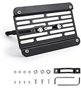 CNSPEED Front Bumper Tow Hook License Plate Mount Relocator Bracket Mounting Bolt Adapter Kit for...
