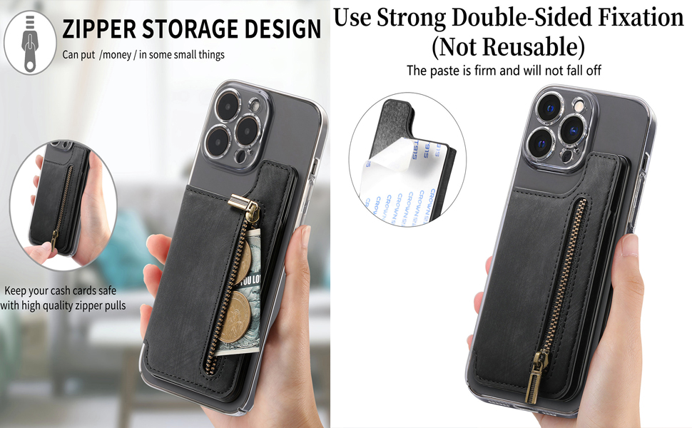 retro stick card holder