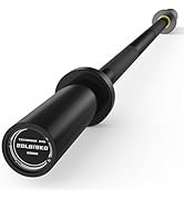 PAPABABE Olympic Barbell, 4ft/4.9ft/6ft/6.2ft Short Barbell for Strength Training and Technique A...