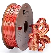 Kretrum Silk PLA 3D Printer Filament, 3D Printing Filament, Coextrusion Silk PLA Filament 1.75mm,...