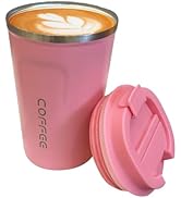 Thaibna 17oz (510ml) Vacuum Insulated Travel Mug, Leakproof Double Wall Stainless Steel Reusable ...