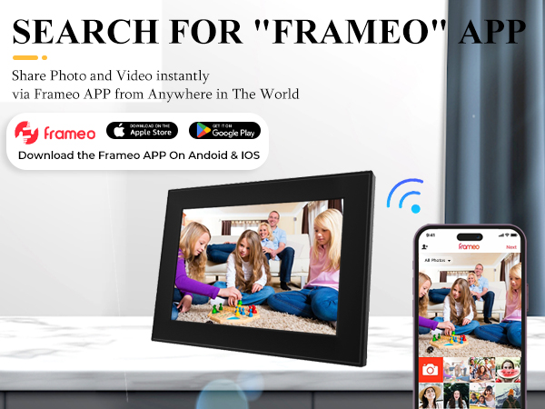 frame,house warming gifts new home,frameo digital frame,cadre photo,frameo,electronics,cadre