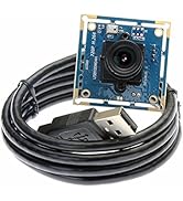 ELP 720p HD USB Camera Module with Microphone H.264 Mini UVC USB2.0 Audio Video Webcam Board for ...