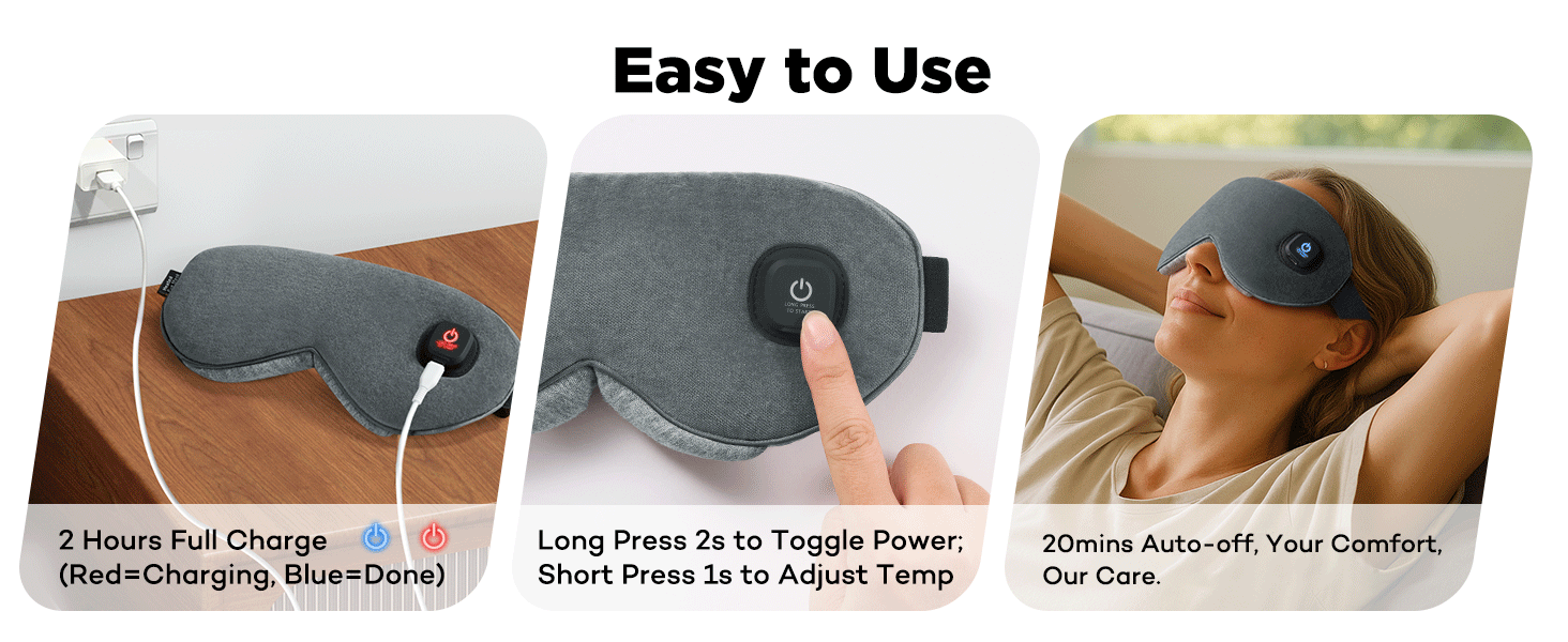heated eye mask
