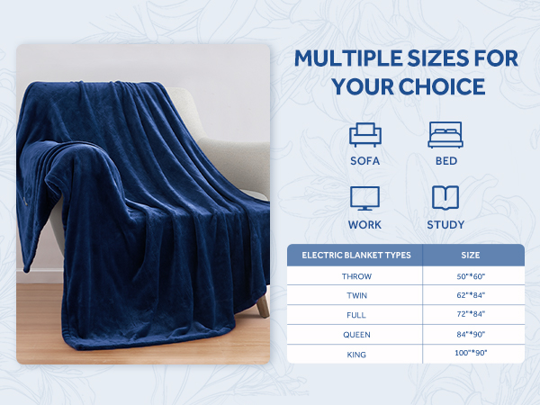 electric blanket throw
