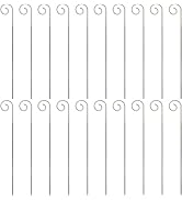 20Pcs Silver Plant Label Hooks Garden Markers Stake Plant Label Holder Plant Label Hanger Garden ...