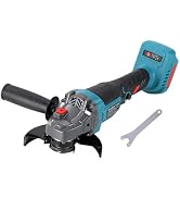 Brushless Angle Grinder Compatible with Makita 18V Battery,4-1/2-Inch High-Power Angle Grinder fo...