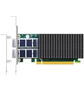 GLOTRENDS ST7338 2-Port 100Gb QSFP28 Ethernet Network Card with Mellanox ConnectX-5 Controller, P...