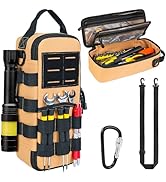 Heavy Duty Small Tool Bags for Men with Carabiner,Tactical Tool Pouch Bag,Portable Utility Tools ...