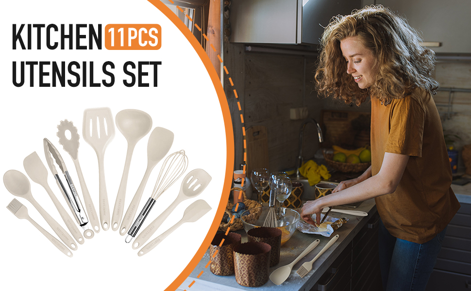 Silicone Kitchen Utensils set