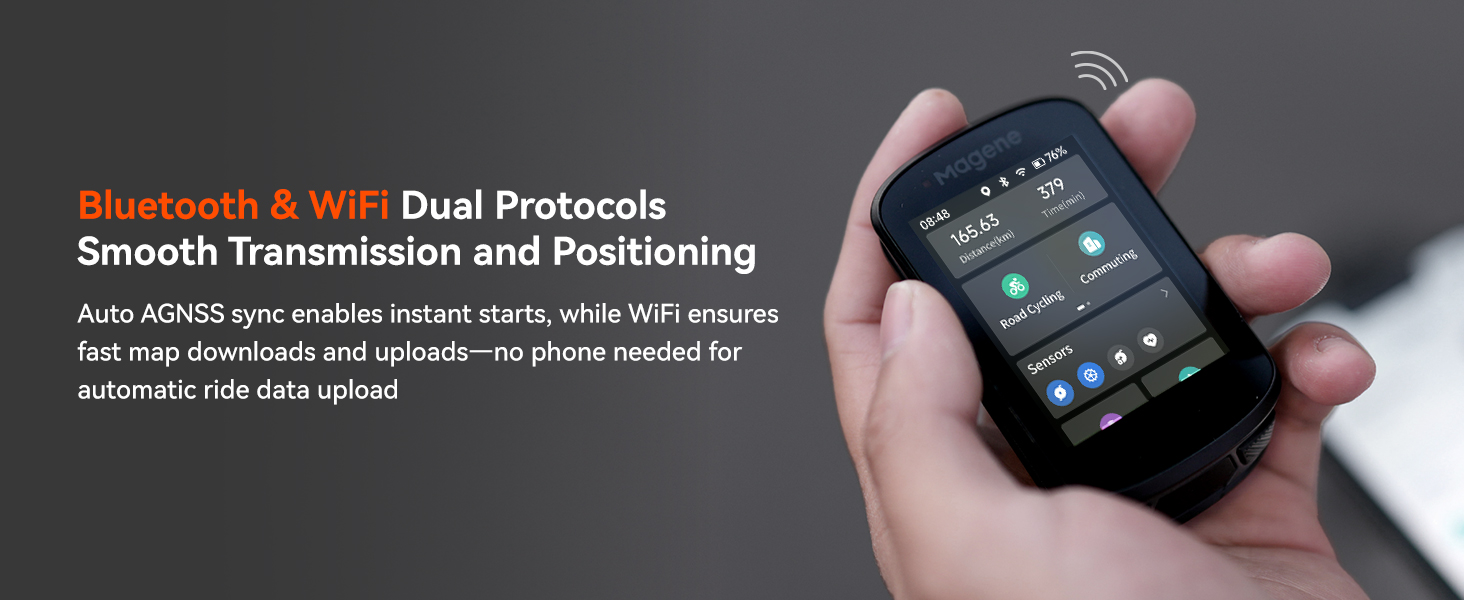 Bluetooth &amp;amp;amp; WiFi Dual Protocols Smooth Transmission and Positioning