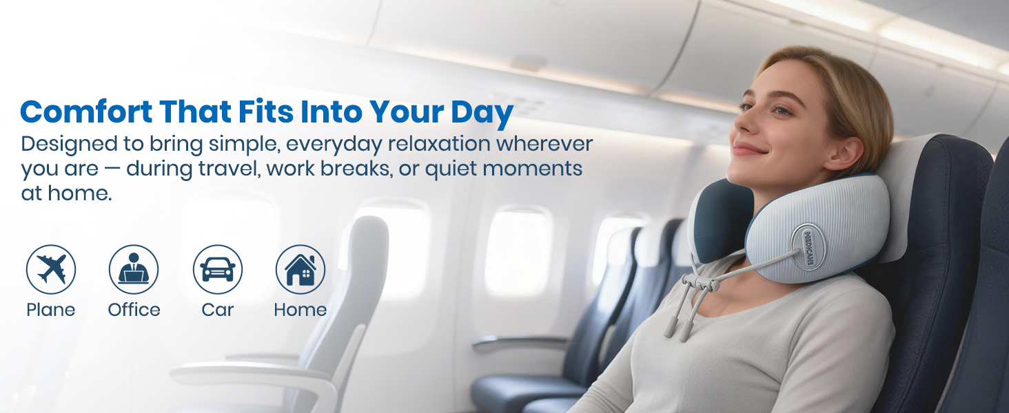 Neck Travel Pillow with Massage