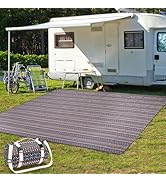 G GOOD GAIN Picnic Blankets Outdoor - Waterproof Outdoor Rug with Shoulder Carry Strap | Machine ...