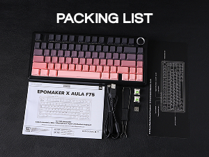 F75 PRO Black Pink