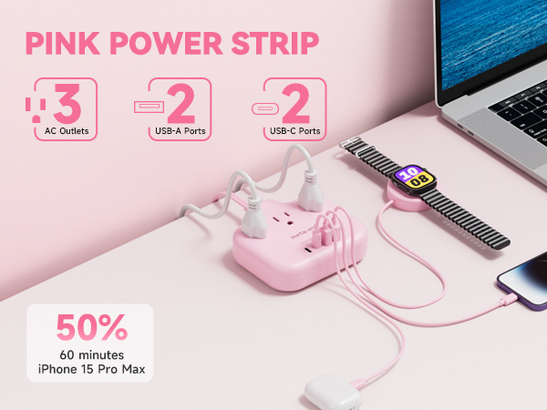 pink extension cord