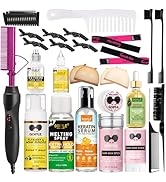 Goiple Hot Comb Straightener for Wigs and Natural Hair - Ceramic Electric Hair Straightening Comb...