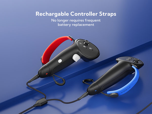 ZYBER Rechargeable Controller Grips for Meta Quest 3S/3 Accessories