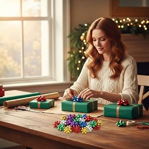 Colorful 1.5 Inch Gift Bows