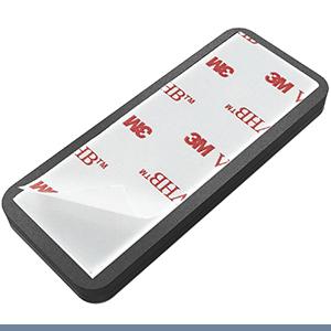 Rectangle Flat Stick Dashboard Magnetic Mount