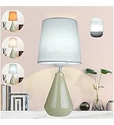 bdayanx Small Bedside Table Lamp for Bedroom - Reading Desk Lamp with 3 Way Dimmable Touch Contro...
