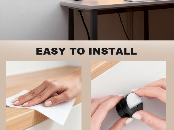 Rotatable Cord Holder Magnetic Clips