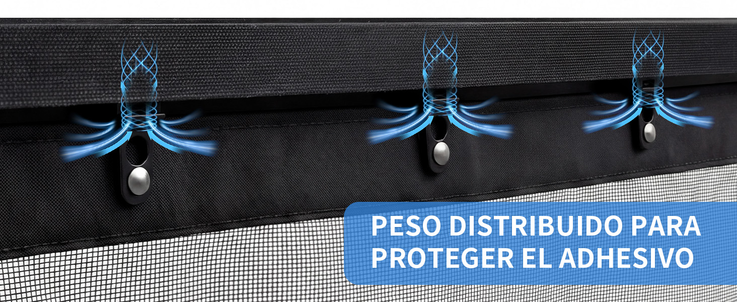 garage door screen with magnetic closure