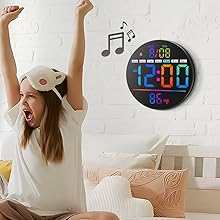 led wall clock