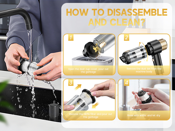 DISASSEMBLE AND CLEAN