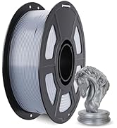 UJOYBIO Silk Filament PLA 1.75mm 3D Printer, Smooth Silky Surface PLA+ 3D Printer Filament, Dimen...