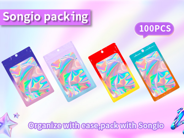 Holographic Mylar Bags for Food Storage
