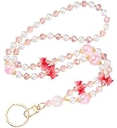 Ornaland Teacher Lanyard Beaded Lanyards for id Badges for Women Nurse Student Office Leisure or ...