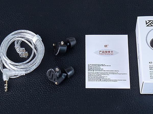 kz zs12 pro x iem headphones